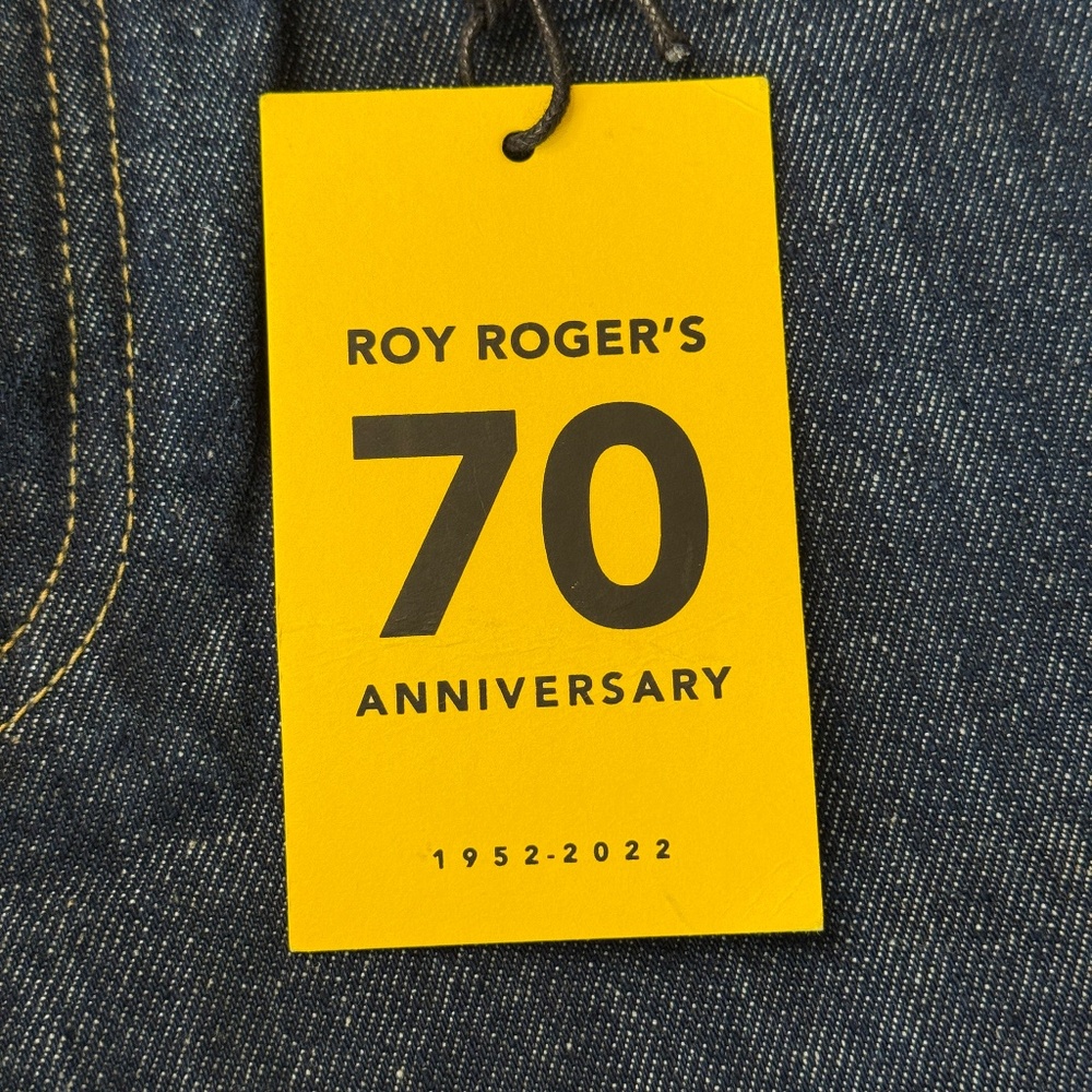 Roy Roger's 70th Anniversary Selvedge Denim Jeans Made in Italy Size 29 - Picture 14 of 14